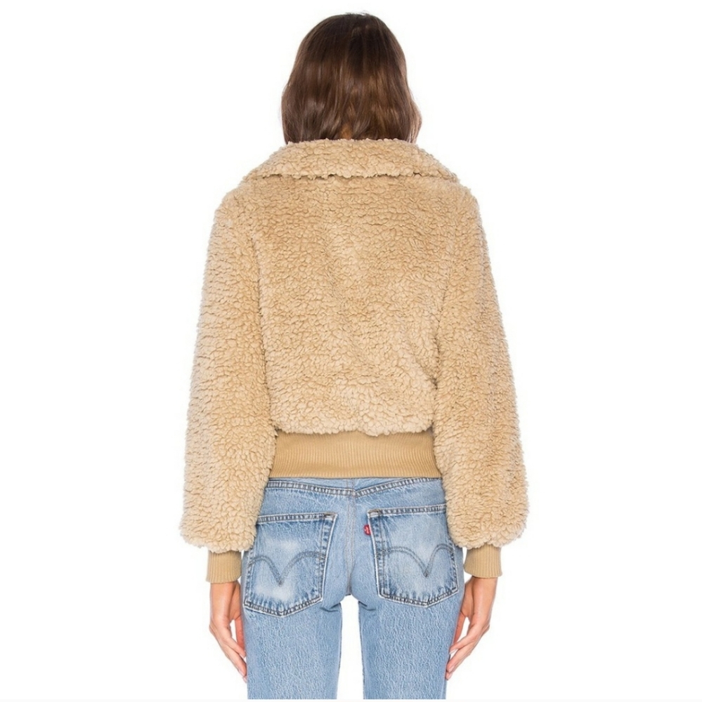 Tularosa Bradlee Faux Shearling Bomber Jacket - Picture 3 of 7